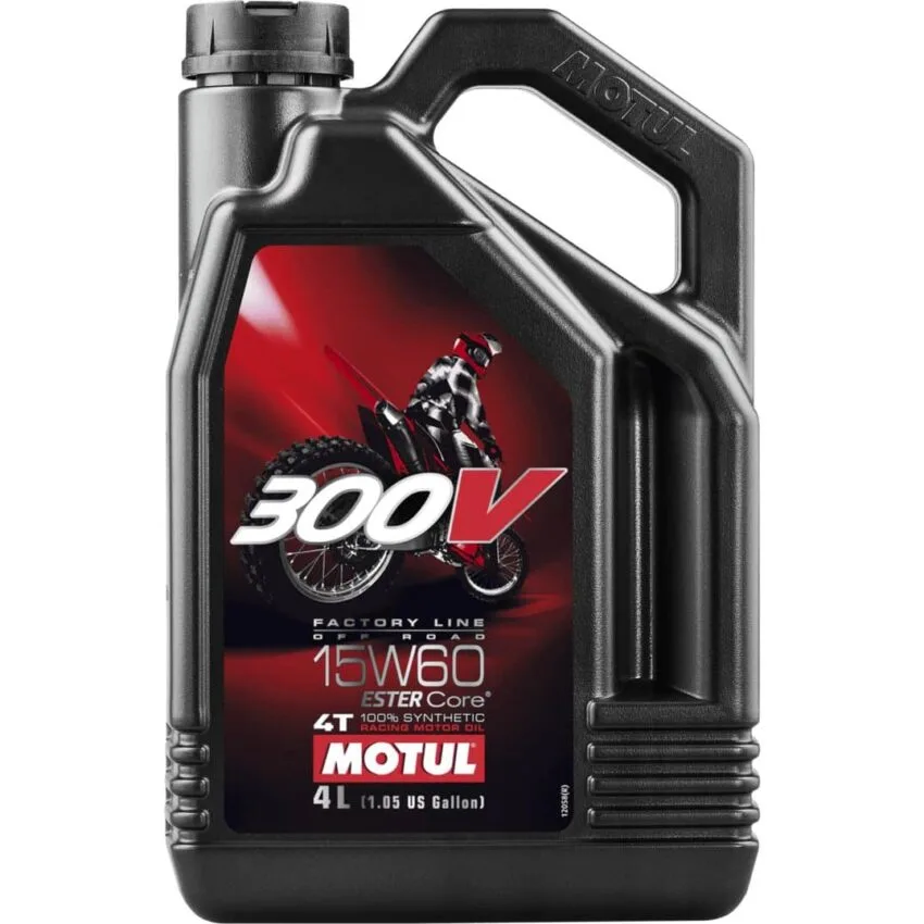 Motul 300V 4T Factory Line Off Road 15W60 - 4 Liter